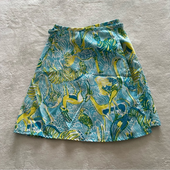 VTG Lilly Pulitzer The Minnie Skirt 1970s Rare Print SHANNON Size 7 Susie Zuzek - Picture 3 of 8